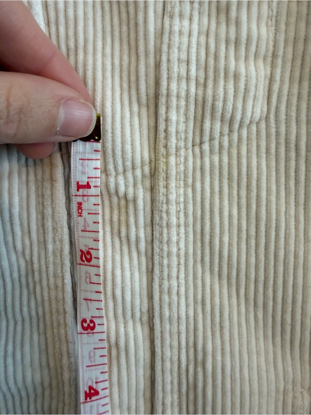 Zara Cream Oversized Corduroy
Jacket/Shacket with Pockets Size Women’s Medium - Picture 11 of 12